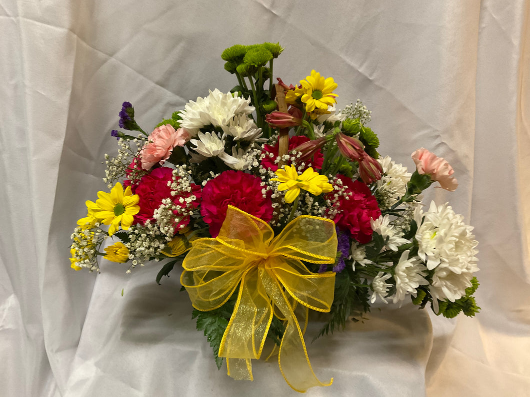 Arrangement In A Basket